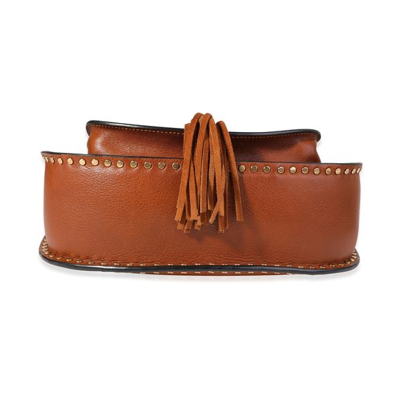 Chloe Caramel Smooth Leather Whipstitch Hudson Bag - Picture 6 of 9
